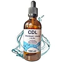 EisenHerz CDs-CDL dióxido de cloro 0-3% solución precargada según la receta original- 100 ml- incluye pipeta de vidrio…